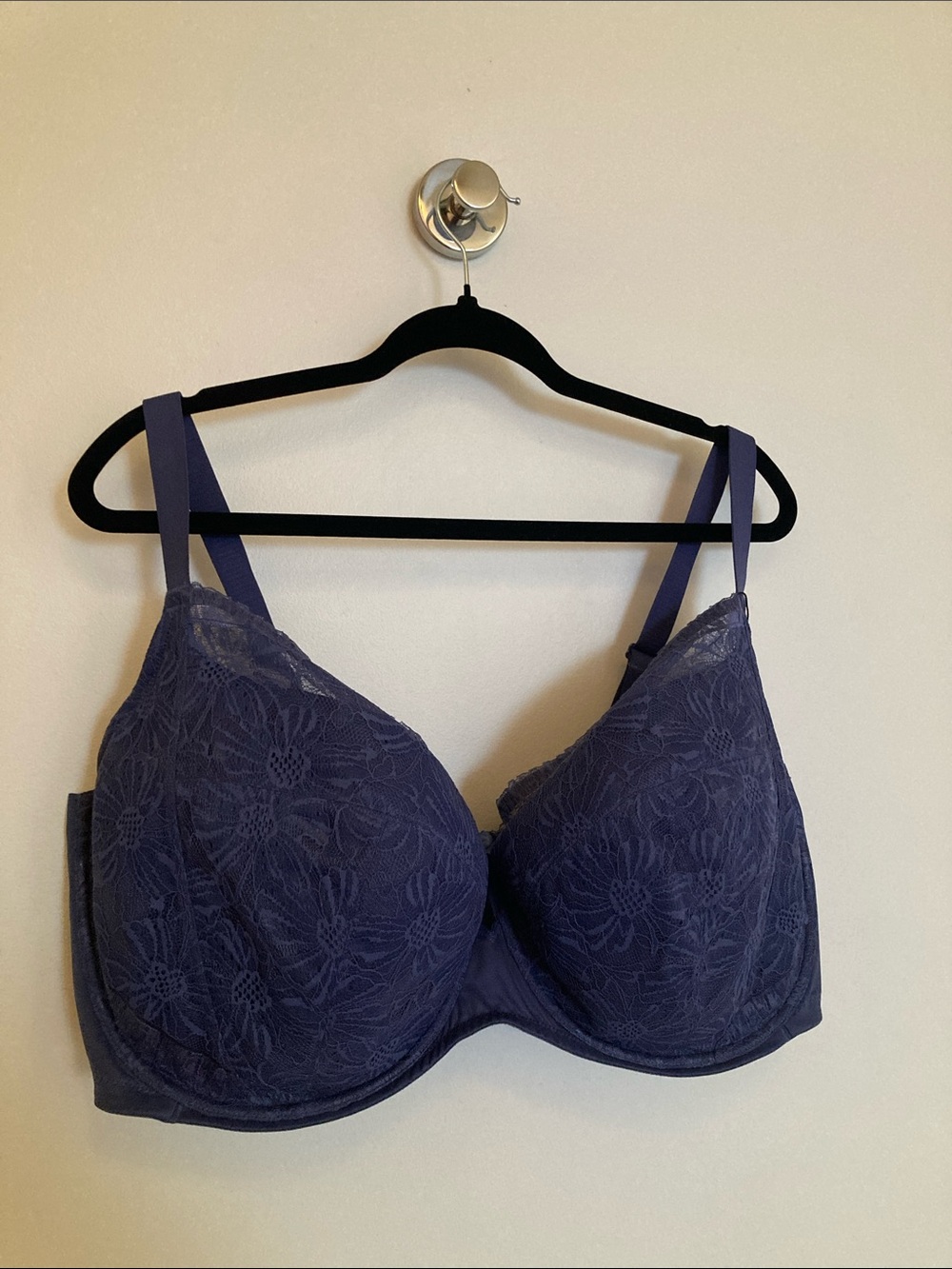 NEW 46K Ruby Flexwire Lace Underwire Bra in Crown Blue